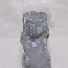 Load image into Gallery viewer, NEW Tik Likee reflective rain mac