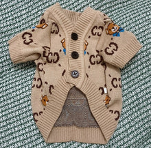 Load image into Gallery viewer, NEW Mr. Teddy dog cardigan