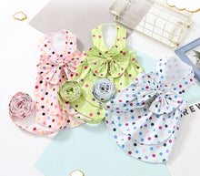 Load image into Gallery viewer, Rainbow dot dress set