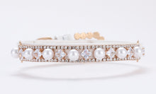 Load image into Gallery viewer, Pearl & Crystal Rhinestone Dog Collar