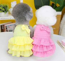 Load image into Gallery viewer, Pastel Tiered Ruffle Dog Dress