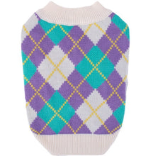 Load image into Gallery viewer, Diamond V neck dog jumper