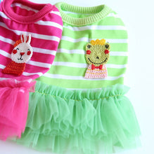 Load image into Gallery viewer, Character Stripe Tutu Puppy Dress