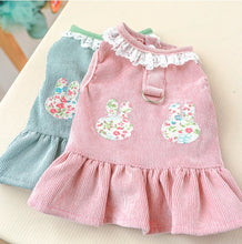 Load image into Gallery viewer, Spring Bunny dog dress