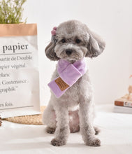 Load image into Gallery viewer, NEW Fleece dog scarf