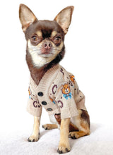 Load image into Gallery viewer, NEW Mr. Teddy dog cardigan