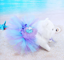Load image into Gallery viewer, Mermaid Shell Starfish Tutu Dog Dress