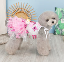Load image into Gallery viewer, Butterfly dog dress
