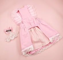 Load image into Gallery viewer, Pink Lace Dog Dress Gift Set