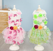 Load image into Gallery viewer, Butterfly dog dress