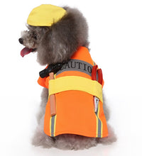 Load image into Gallery viewer, Firefighter cosplay dog outfit