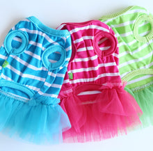 Load image into Gallery viewer, Character Stripe Tutu Puppy Dress