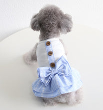 Load image into Gallery viewer, Gingham dog dress