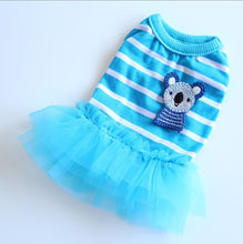Load image into Gallery viewer, Character Stripe Tutu Puppy Dress