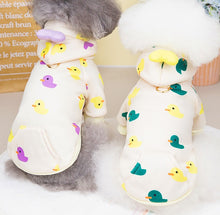 Load image into Gallery viewer, Duckies Dog D-Ring Hoodie