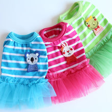 Load image into Gallery viewer, Character Stripe Tutu Puppy Dress