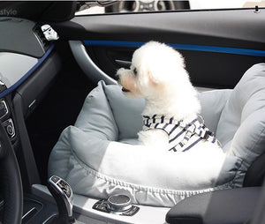 Wooly dog carseat