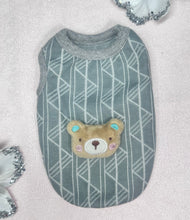 Load image into Gallery viewer, Striped Teddy Bear Puppy Vest
