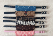 Load image into Gallery viewer, Designer inspored bandana dog collar
