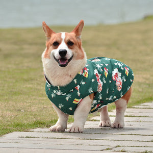 Christmas dog D ring jacket