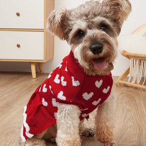 Heart dog dress