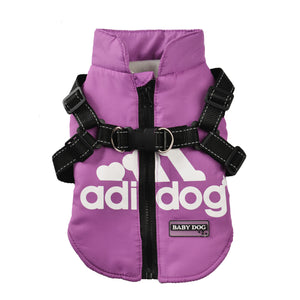 NEW Adidog dog harness jacket