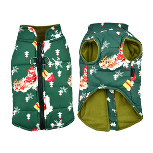 Christmas dog D ring jacket