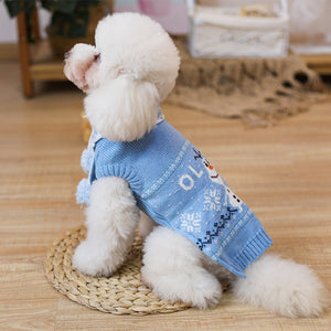 NEW Winter Olaf dog jumper with scarf