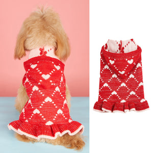 Valentine's dog dress