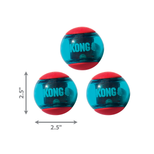 KONG SQUEEZZ ACTION BALL RED