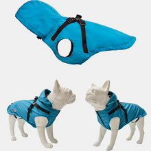 Load image into Gallery viewer, Rainfall dog harness jacket
