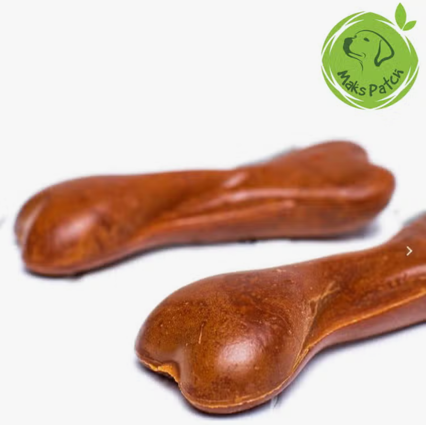 Makspatch Vegan Dog Treats Pumpkin & Carrot Bones