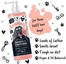 Load image into Gallery viewer, Bugalugs Luxury 2 in 1 Dog Shampoo &amp; Conditioner 250ML
