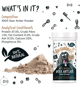 Bugalugs Natural Deer Antler Powder