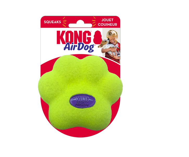 KONG AIR DOG COLLECTION MEDIUM SQUEAKER PAWS