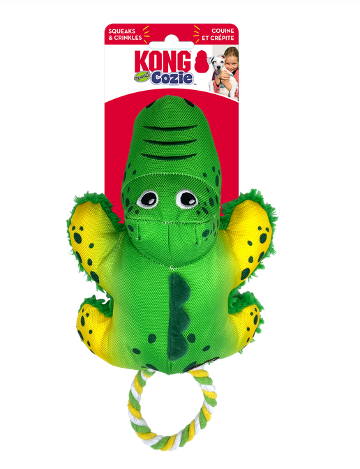 KONG COZIE TUGGZ - ALLIGATOR - MEDIUM/LARGE