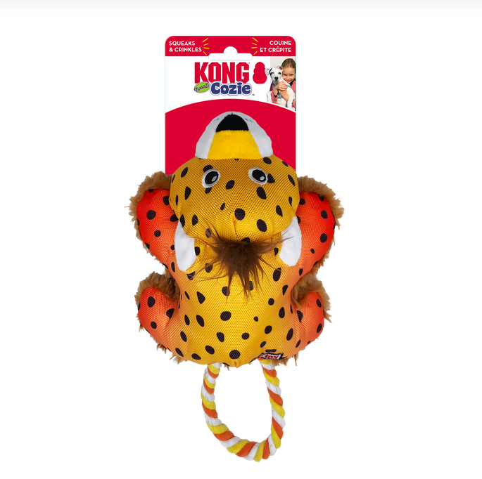 KONG COZIE TUGGZ CHEETAH SMALL MEDIUM Isle For Dogs Boutique LTD