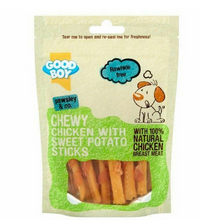 Load image into Gallery viewer, Chewy Chicken with Sweet Potato Sticks by Good Boy
