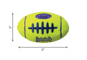 KONG AIR DOG COLLECTION MEDIUM SQUEAKER AMERICAN FOOTBALL