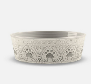 Tarhong Medallion Paw Print Pet Bowl - Small