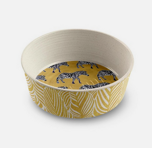 Tarhong Safari Pet Bowl - Zebra Medium