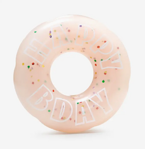 Hugsmart Pet - Yappy Birthday | Birthday Donut - Tpr Rubber