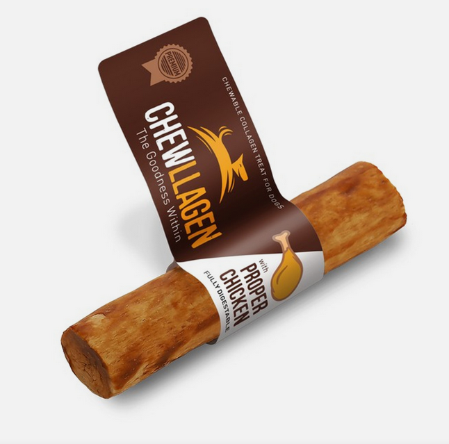 Chewllagen Collagen Beef/Chicken Flavour Roll 5 Inch Dog Chew 1 Pc