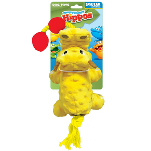 Hasbro Classic Toys - Tug Hungry Hippos Yellow 17"