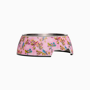 PawStory Avenue Classic Pet Bowl – Rosy Paradise