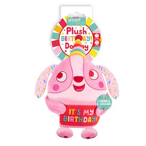 Squeaky Birthday Plush Pal Dog Toy