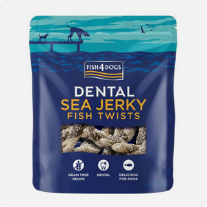 Fish4Dogs - Dental Sea Jerky Fish Twists 100g