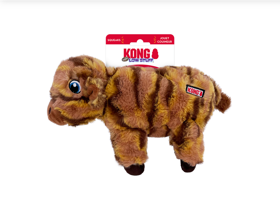 KONG Low Stuff Stripes - Cow