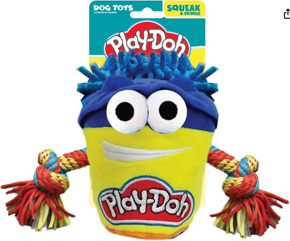 Hasbro Classic Toys -  Play-Doh T-Shirt Rope Tug Playdoh Pot  7-Inch