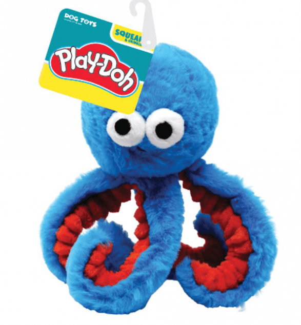 Hasbro Classic Toys -  Play-Doh Squeak & Crinkle Octopus 6.5in